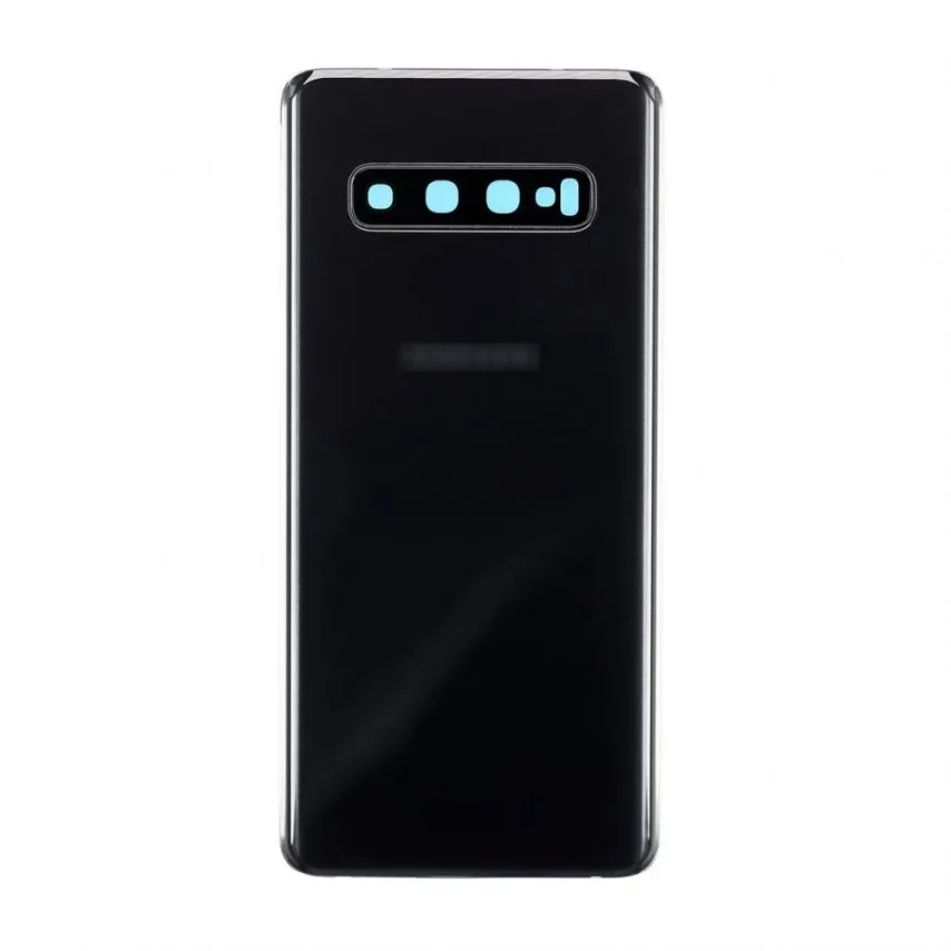 Задняя крышка Samsung со стеклом камеры черная Original 2019.