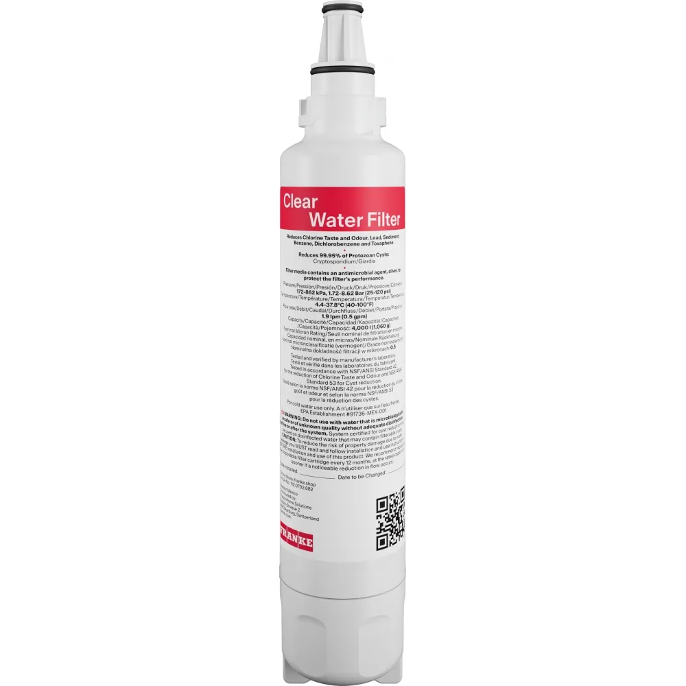 Сменный фильтр Clear Water Franke 1120702682, 4000 л, совместимый с моделью 1500730809