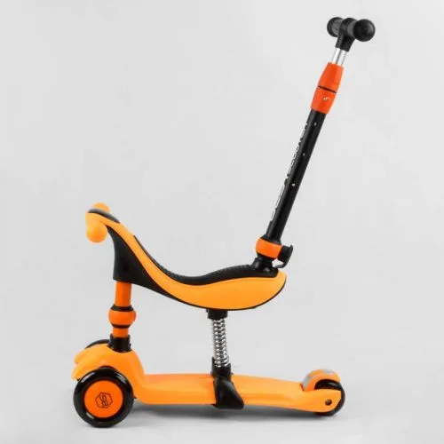 Самокат трехколесный Best Scooter с ручкой для детей от 1 года