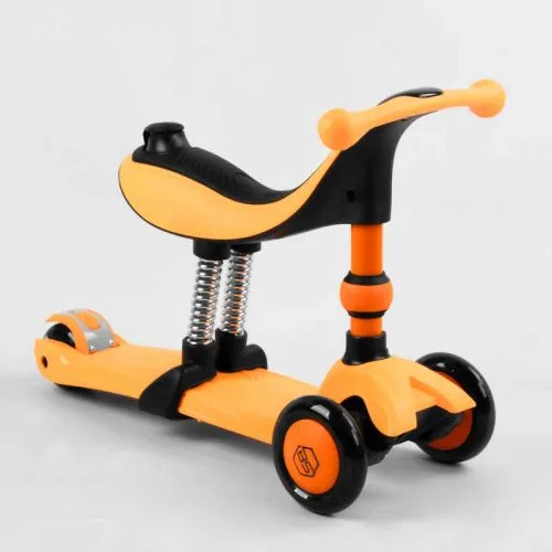 Самокат трехколесный Best Scooter с ручкой для детей от 1 года