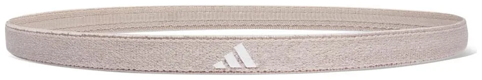 Повязки на голову Adidas полиэстер латекс эластомер One Size коричневый бежевый темно-коричневый