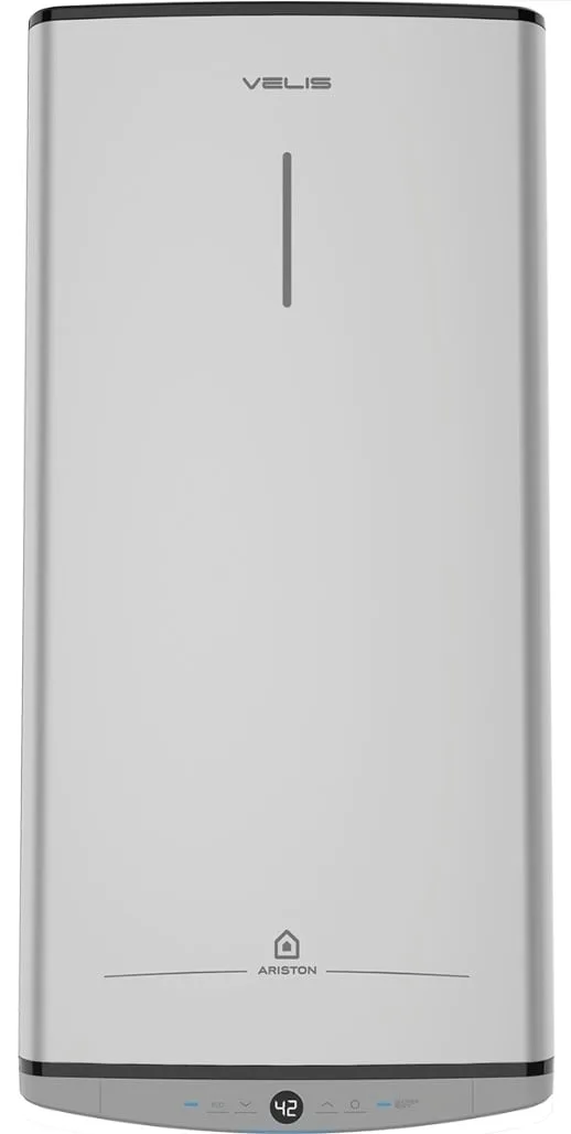 Електричний водонагрівач Ariston плоский Slim VELIS TECH 50 EU, 50 л, 2*1,5 кВт, універсальний монтаж, електронне управління, клас