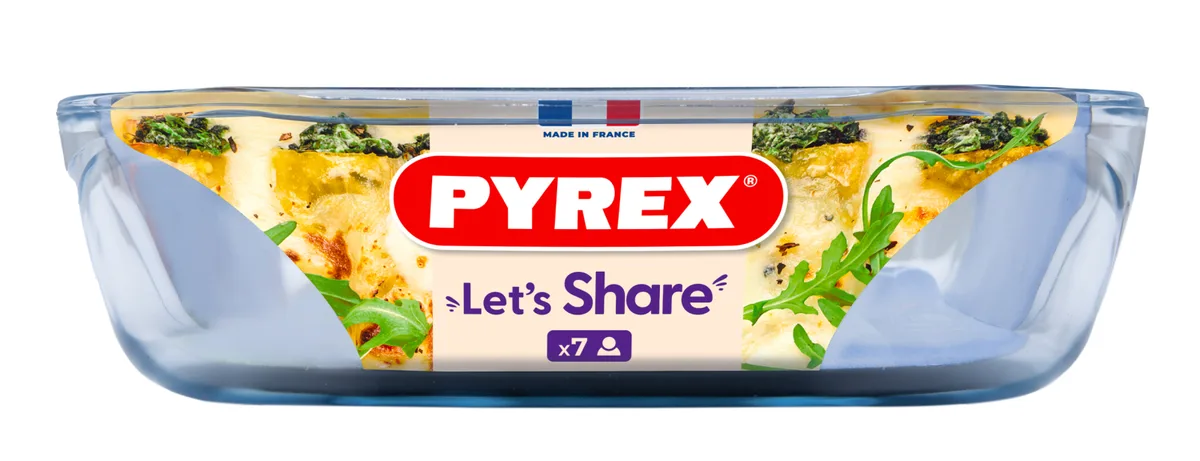 Форма для запікання Pyrex боросилікатне скло 39х25х7 см 4 л
