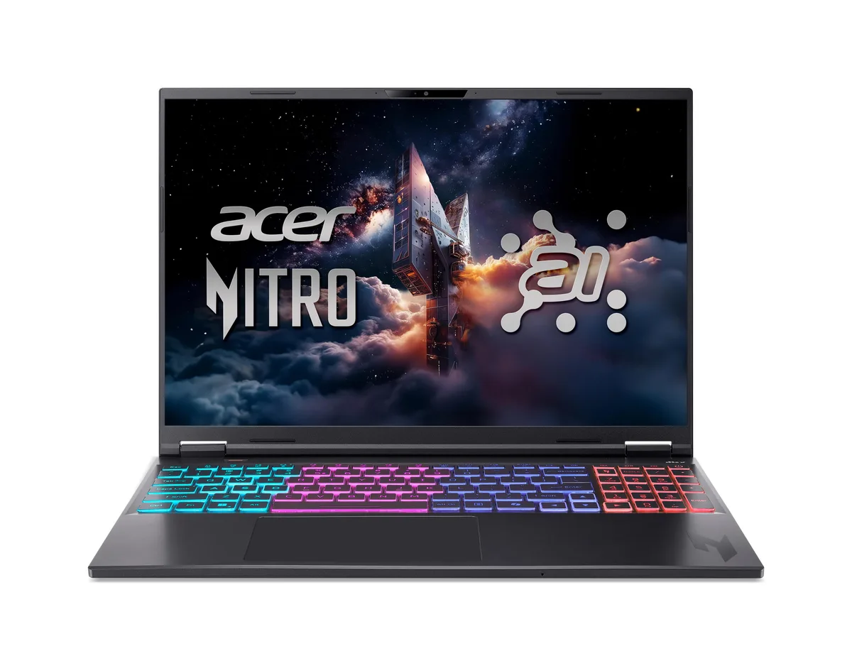 Ноутбук Acer Nitro 16S AN16S-61 16" WQXGA IPS, AMD R7-350, 32GB, F1TB, NVD5070Ti-12, Lin, черный.