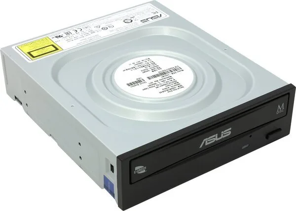Привід оптичний внутрішній ASUS X Multi DRW-24D5MT DVD+-R/RW burner M-DISC SATA чорний Bulk