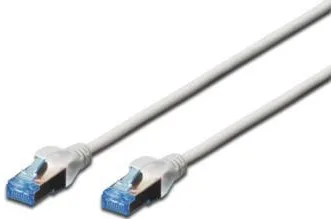 Патч-корд DIGITUS CAT 5e SF-UTP, 5м, AWG 26/7, Cu, PVC, сірий