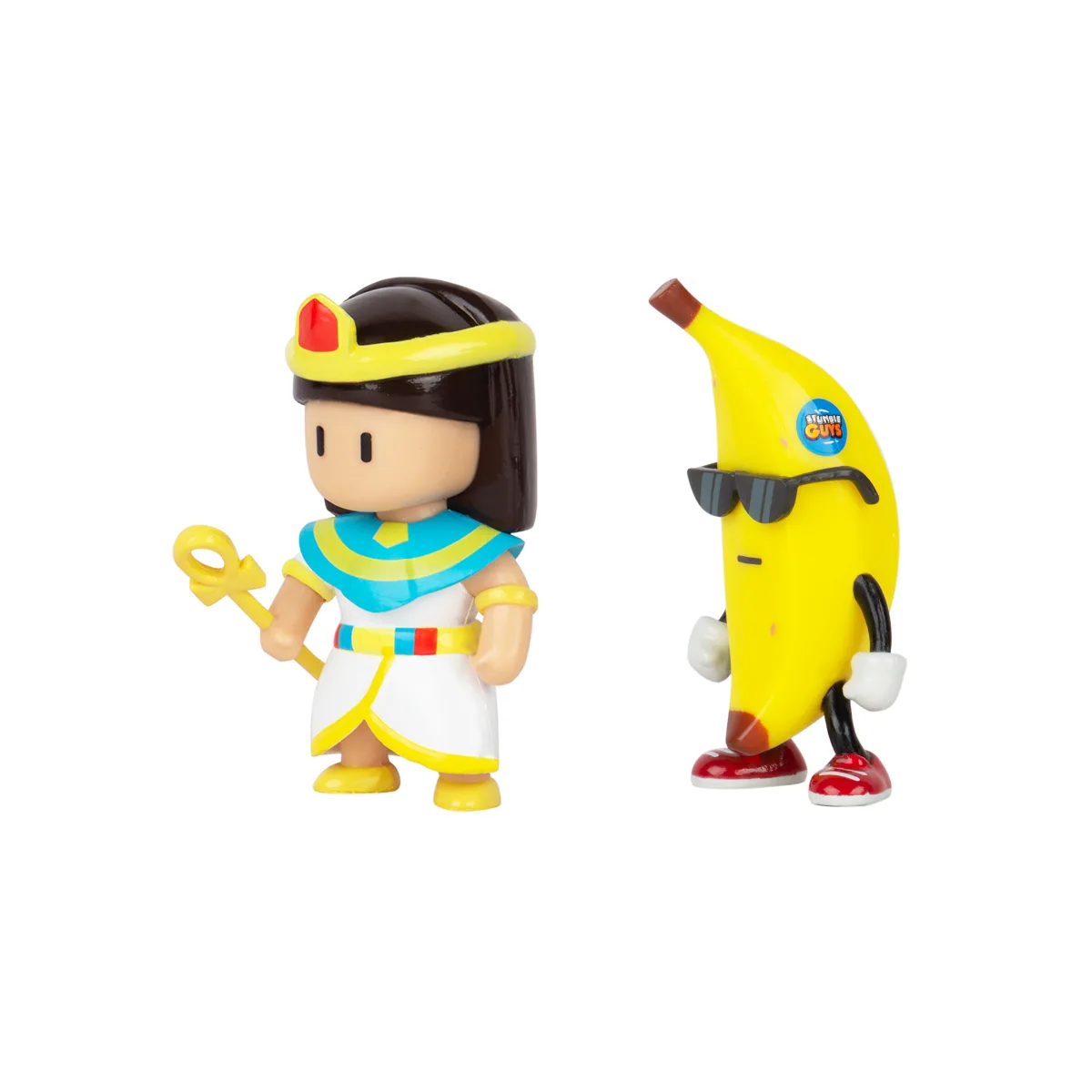 Набор фигурок Stumble Guys Клеопатра Банан полимерные 5 см