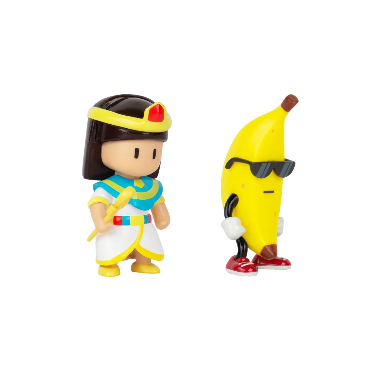 Набор фигурок Stumble Guys Клеопатра Банан полимерные 5 см