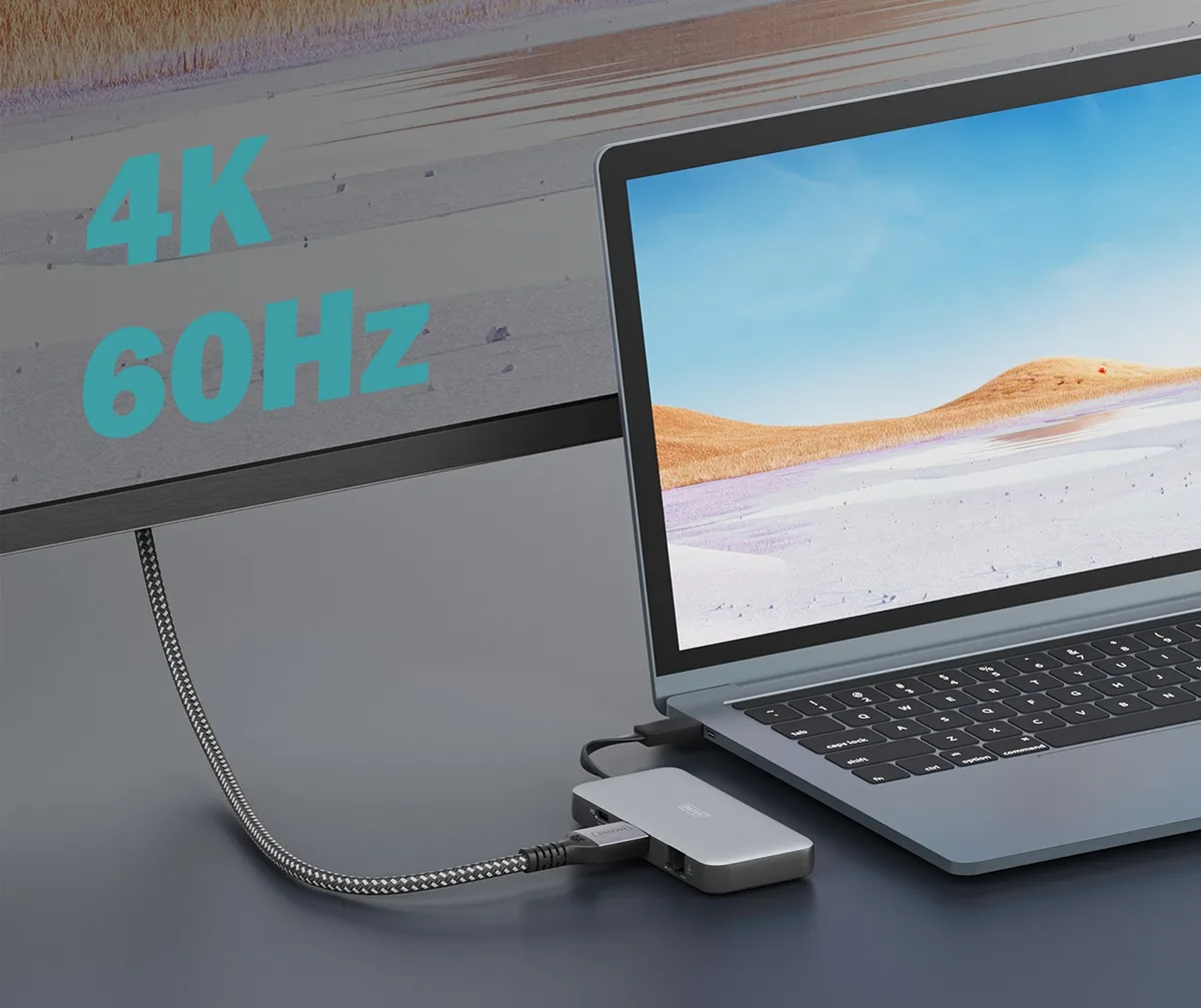 Док-станция DIGITUS USB-C > HDMI/2xUSB-A/USB-C/SD/MicroSD/RJ54, Travel переводится на русский язык как "Док-станция DIGITUS USB-C > HDMI/2xUSB-A/USB-C/SD/MicroSD/RJ54, для путешествий".