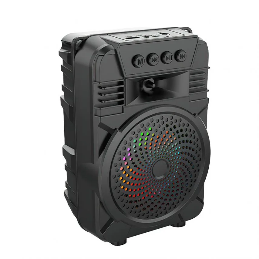 Портативна колонка Bluetooth 8W чорна 140х109х210 мм