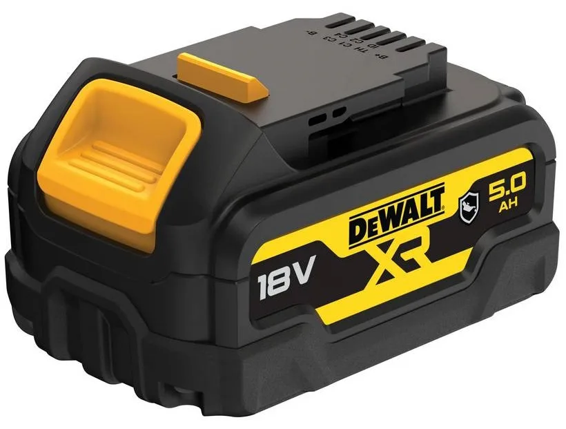 Акумулятор DeWalt 18В XR Li-ion GFN 5А·год, 0.72кг, з наповнювачем з скловолокна.