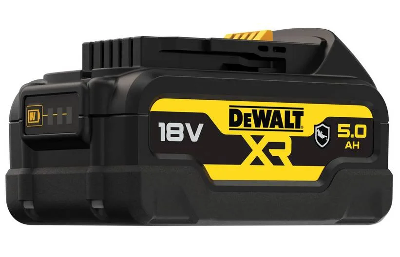 Акумулятор DeWalt 18В XR Li-ion GFN 5А·год, 0.72кг, з наповнювачем з скловолокна.