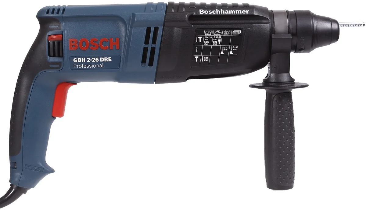 Перфоратор Bosch Professional GBH 2-26 DRE SDS-plus 800 Вт, 2.7 Дж, 2.8 кг з L-кейсом.