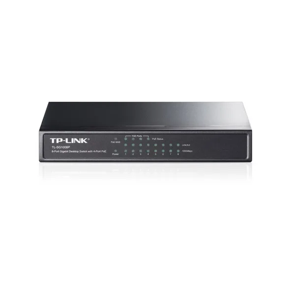 Комутатор TP-Link 8 портів 10/100/1000Base-T некерований чорний
