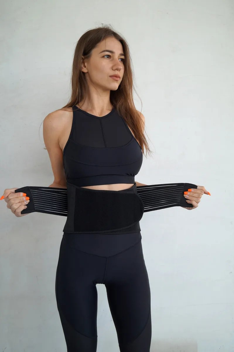 Пояс-корсет Active Point неопрен S/M черный для поддержки спины