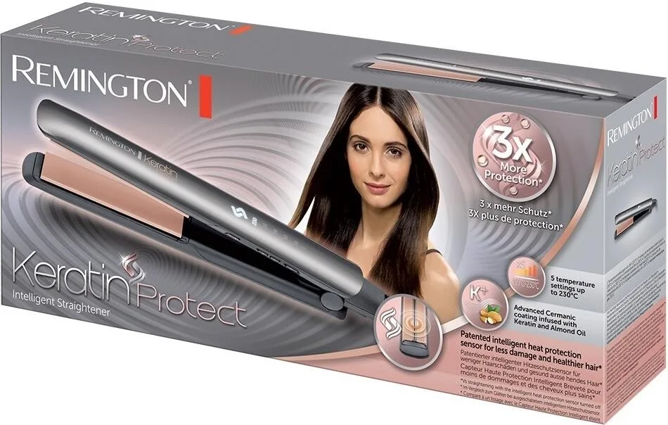 Випрямляч Remington кераміка 5 температурних режимів 160-230°C сріблястий