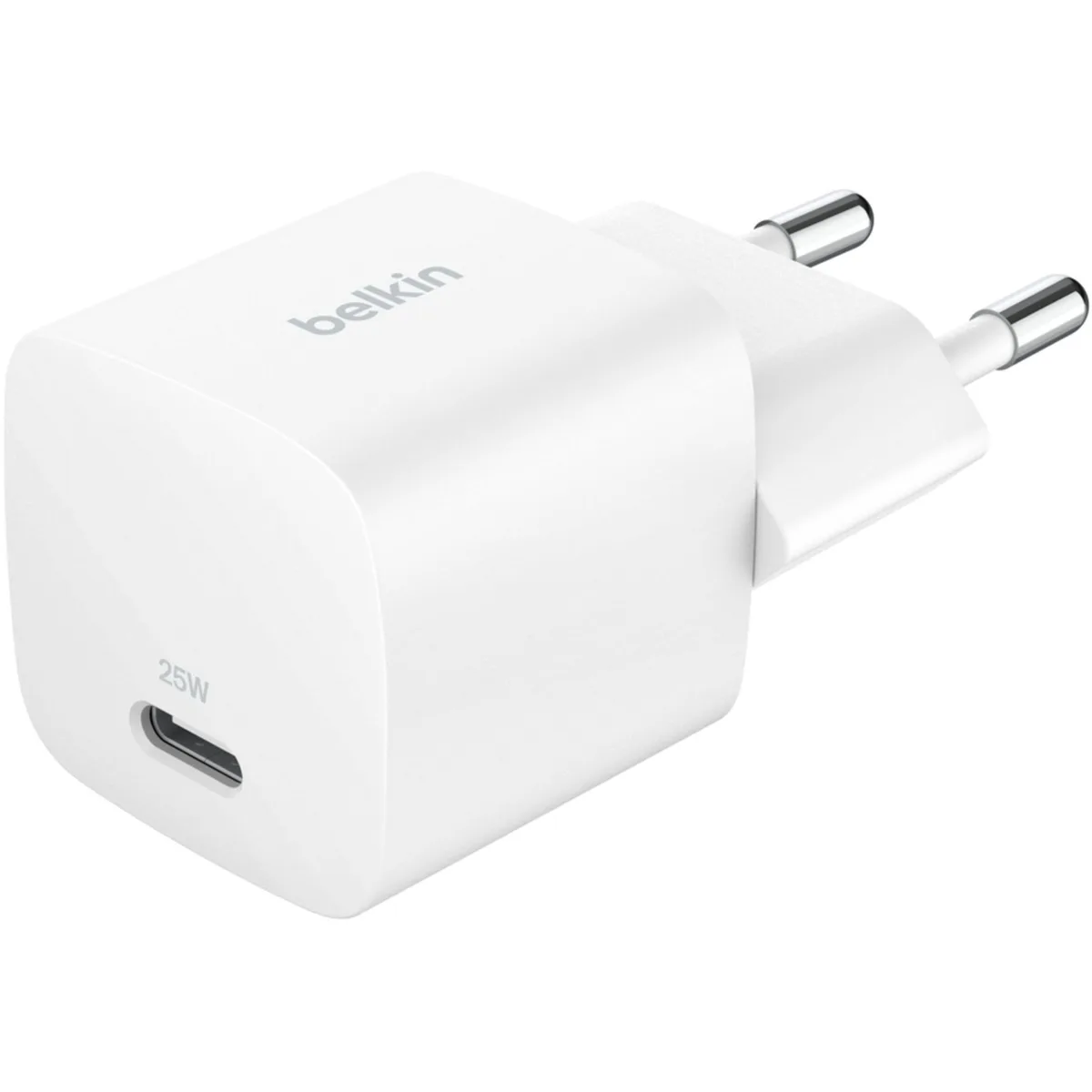 Зарядное устройство сетевое Belkin 25Вт USB-C PD PPS, белое.