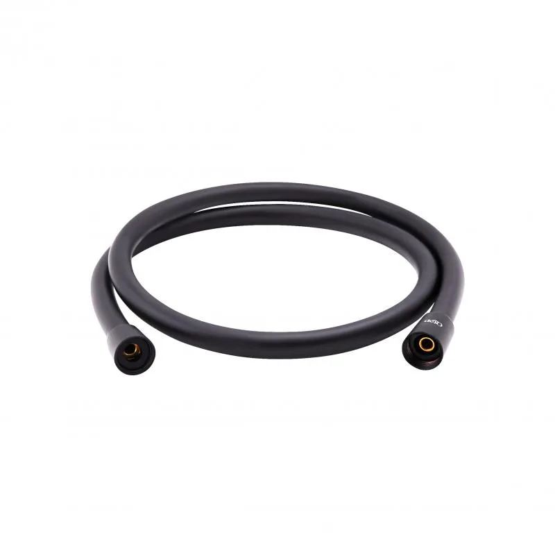 Шланг для душу Qtap Hadice 1200 мм полімер чорний матовий 1/2"
