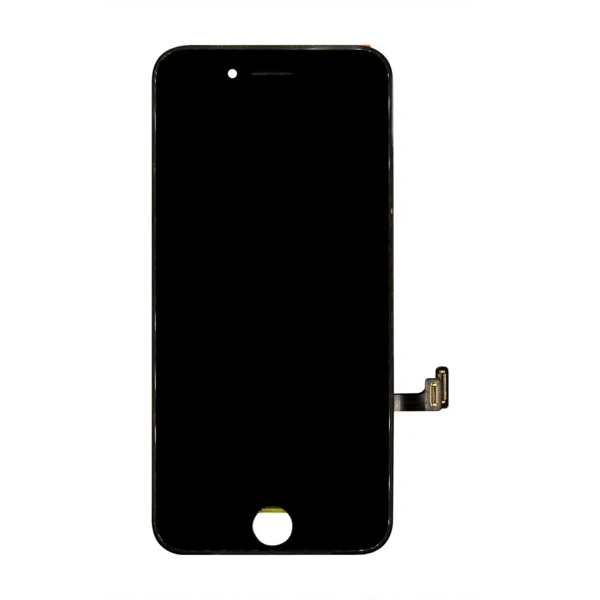 Дисплей LCD IPS оригинального качества 4,7 дюйма черный для Apple iPhone 7 с сенсорным экраном.
