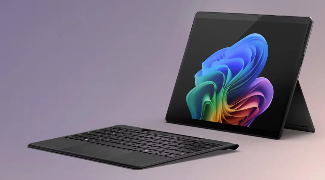 Клавіатура зі стілусом для планшетів Microsoft Surface Pro 8 - 11, UKR/ENG, чорна
