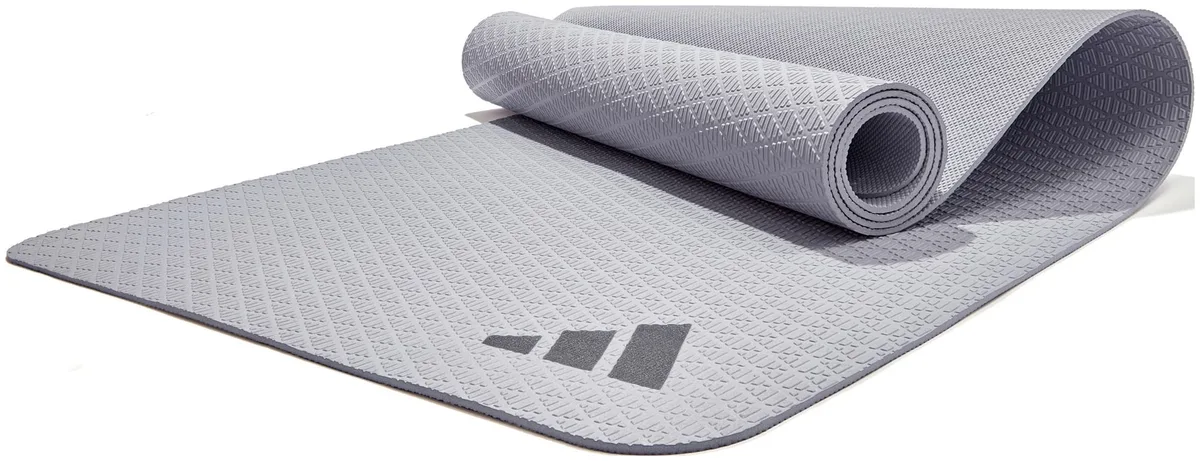 Килимок для йоги Adidas EVA 173х61х0,4 см сірий унісекс