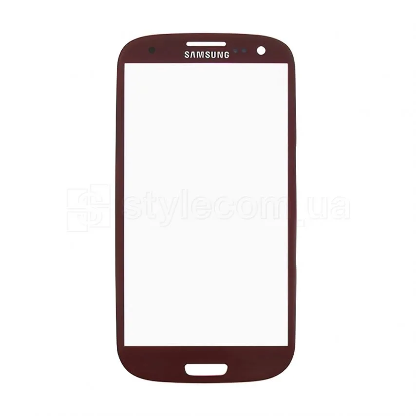 Скло дисплея Samsung червоне Original Quality 4,8 дюйма для переклеювання