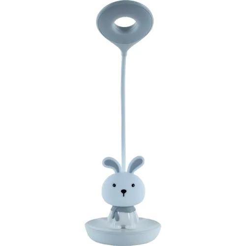 Настільна лампа LED з акумулятором Bunny біла для читання та нічник.