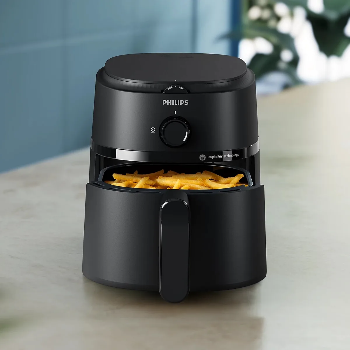 Мультифункційна піч Philips Ovi S, 1300Вт, чаша об'ємом 3.4л, механічне управління, пластиковий корпус, чорного кольору.