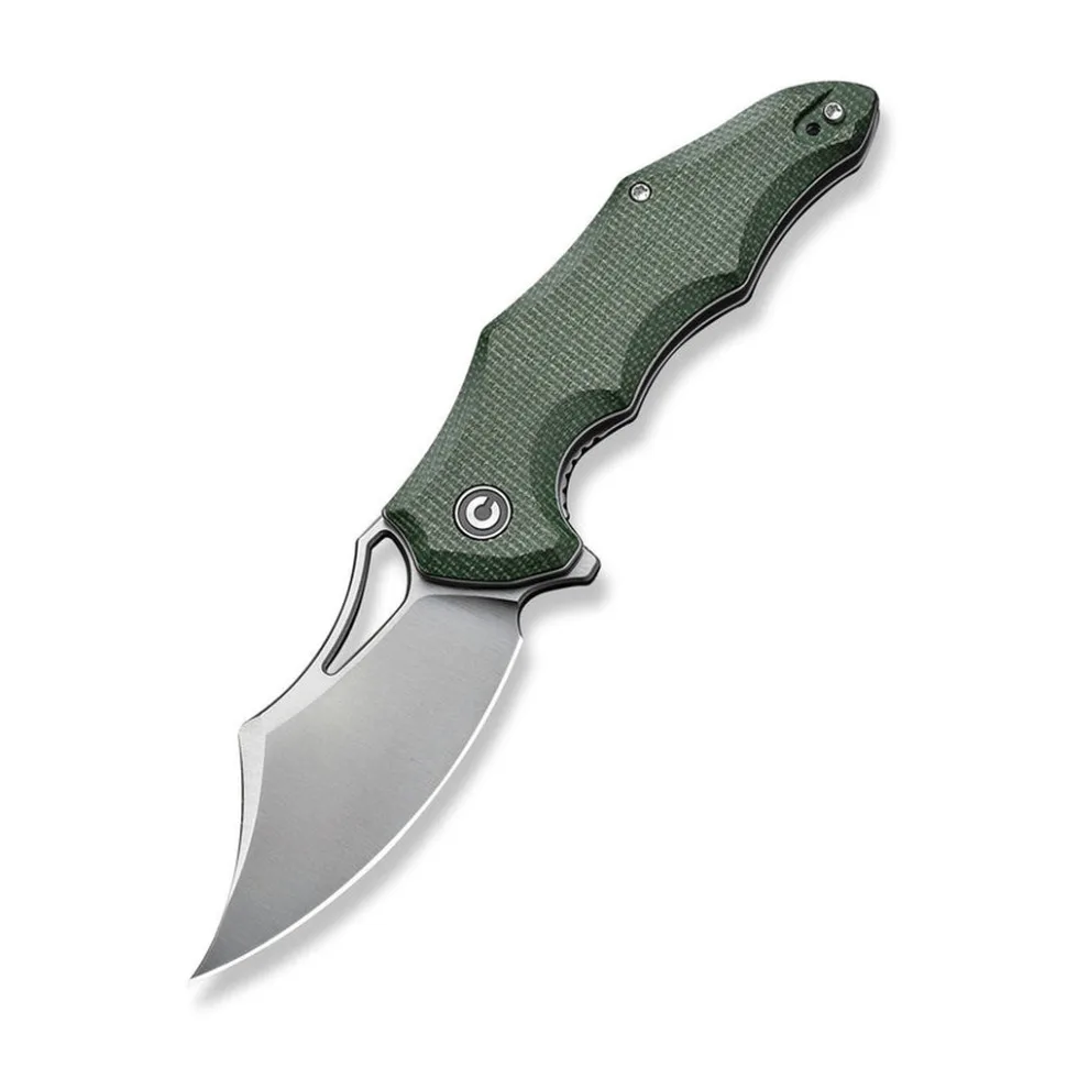 Ніж складаний Civivi 14C28N 7,9 см Micarta темно-зелений