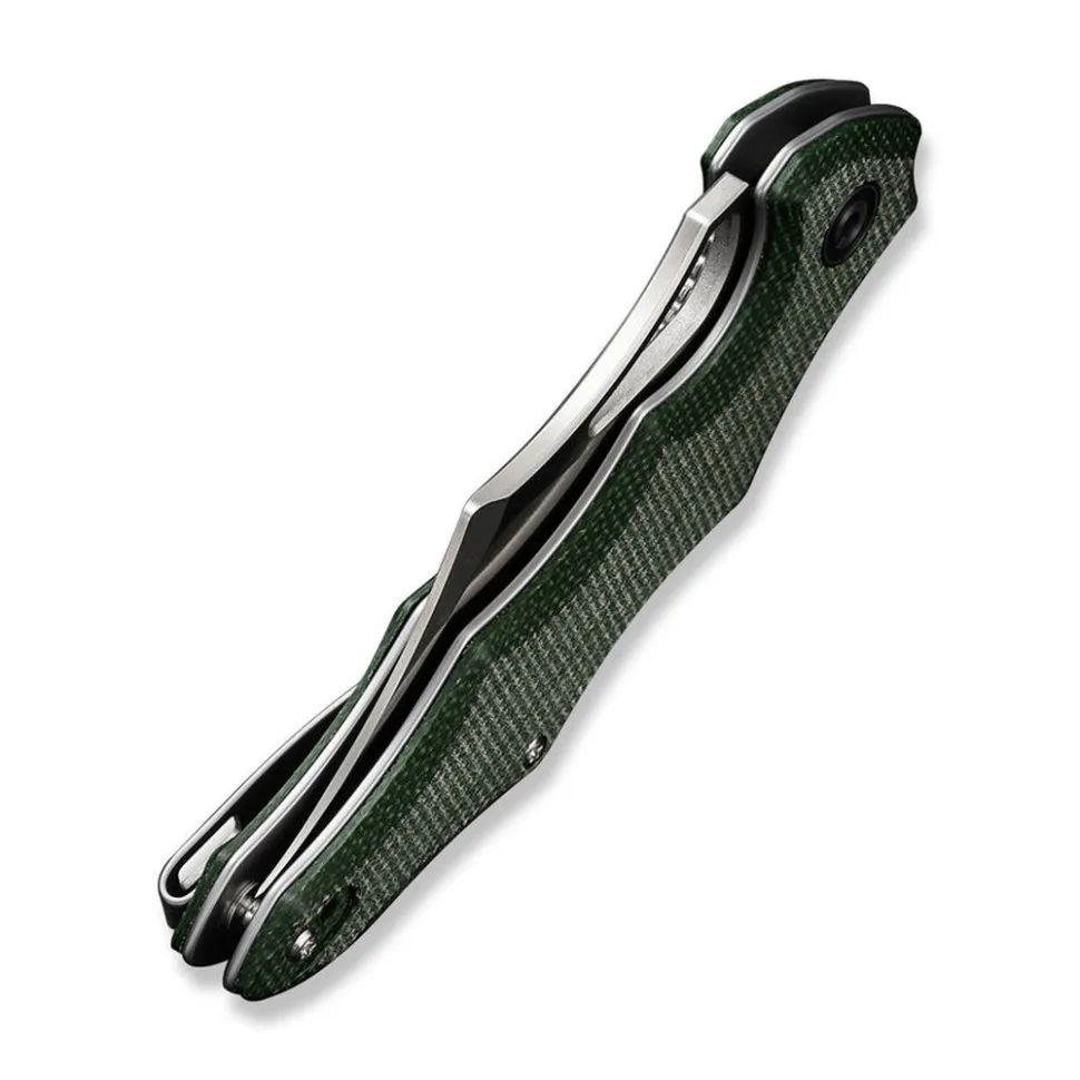 Ніж складаний Civivi 14C28N 7,9 см Micarta темно-зелений