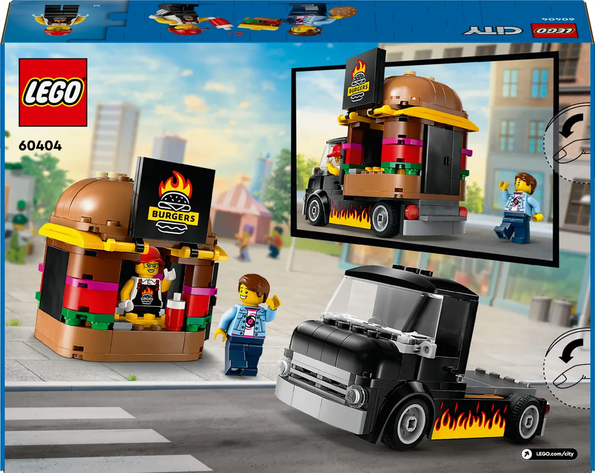 Конструктор LEGO City Вантажівка з гамбургерами