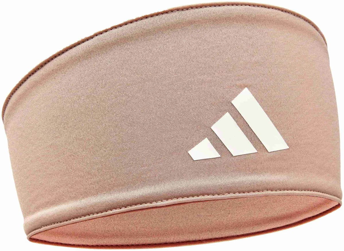 Пов'язка на голову Adidas поліестер 94% еластан 6% One Size коричнева