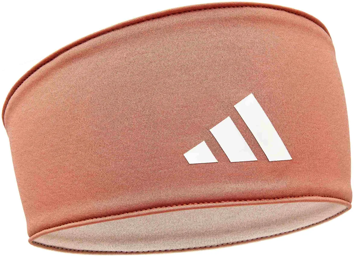 Пов'язка на голову Adidas поліестер 94% еластан 6% One Size коричнева