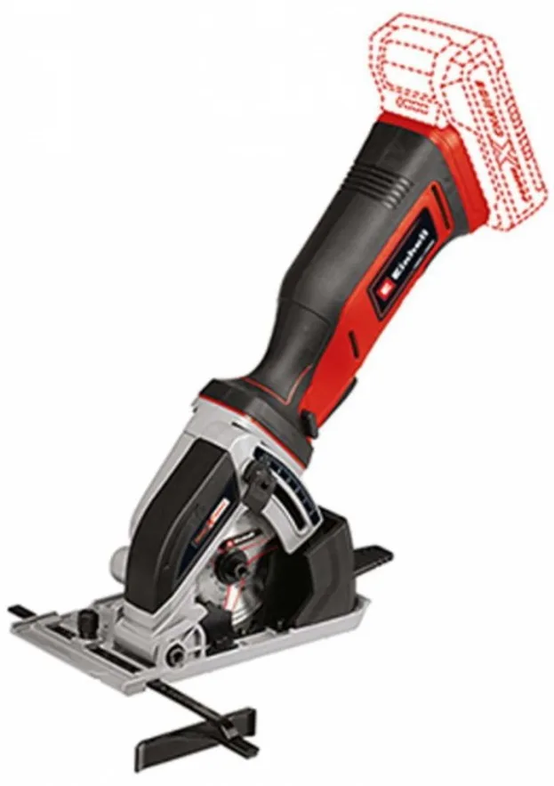 Акумуляторна дискова пила Einhell TE-CS 18/89LI - Solo PXC 18В 89х10мм 1.72кг без батареї та зарядного пристрою.
