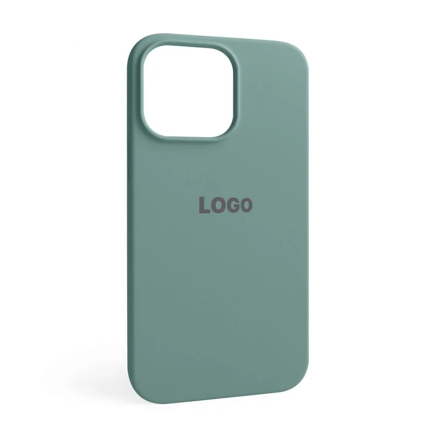 Чохол Silicone Case для Apple iPhone 15 Pro Max силіконовий зелений