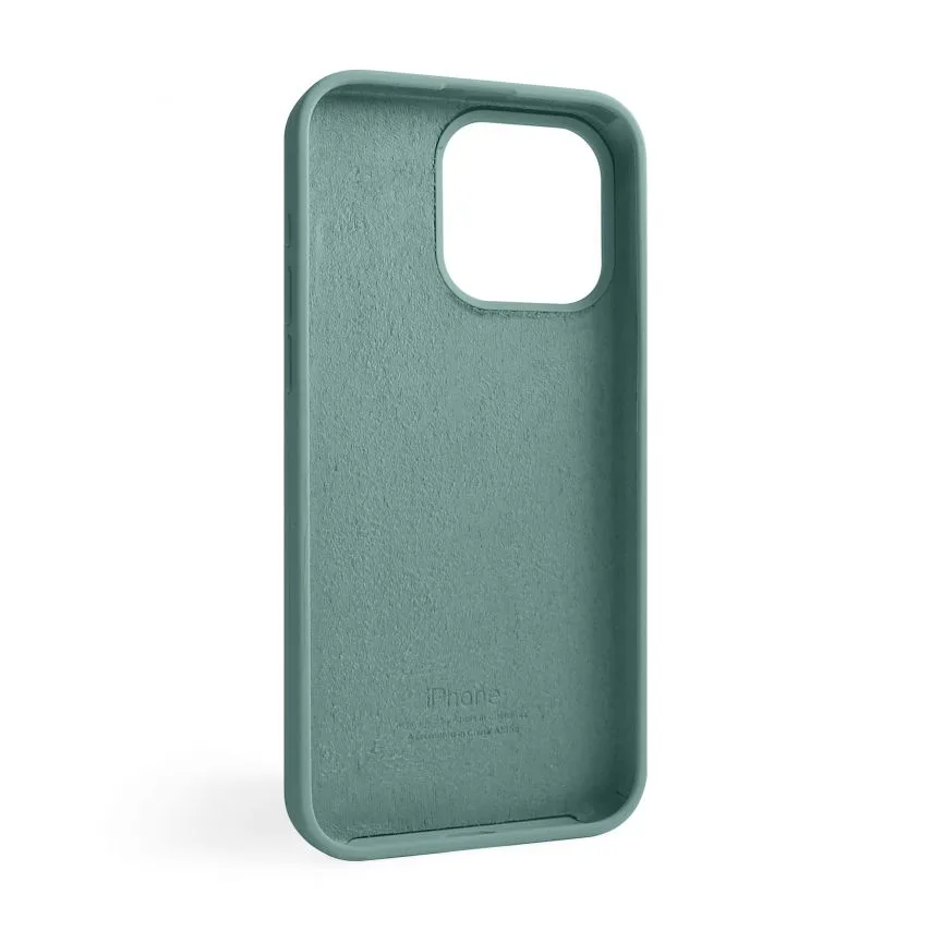 Чохол Silicone Case для Apple iPhone 15 Pro Max силіконовий зелений