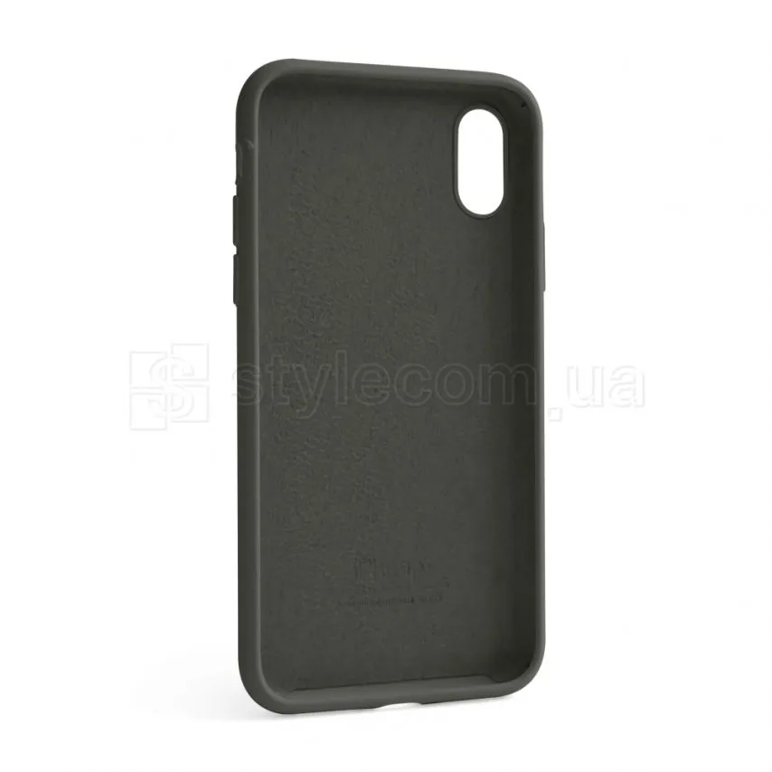 Чохол силіконовий для Apple iPhone X Xs 35 dark olive