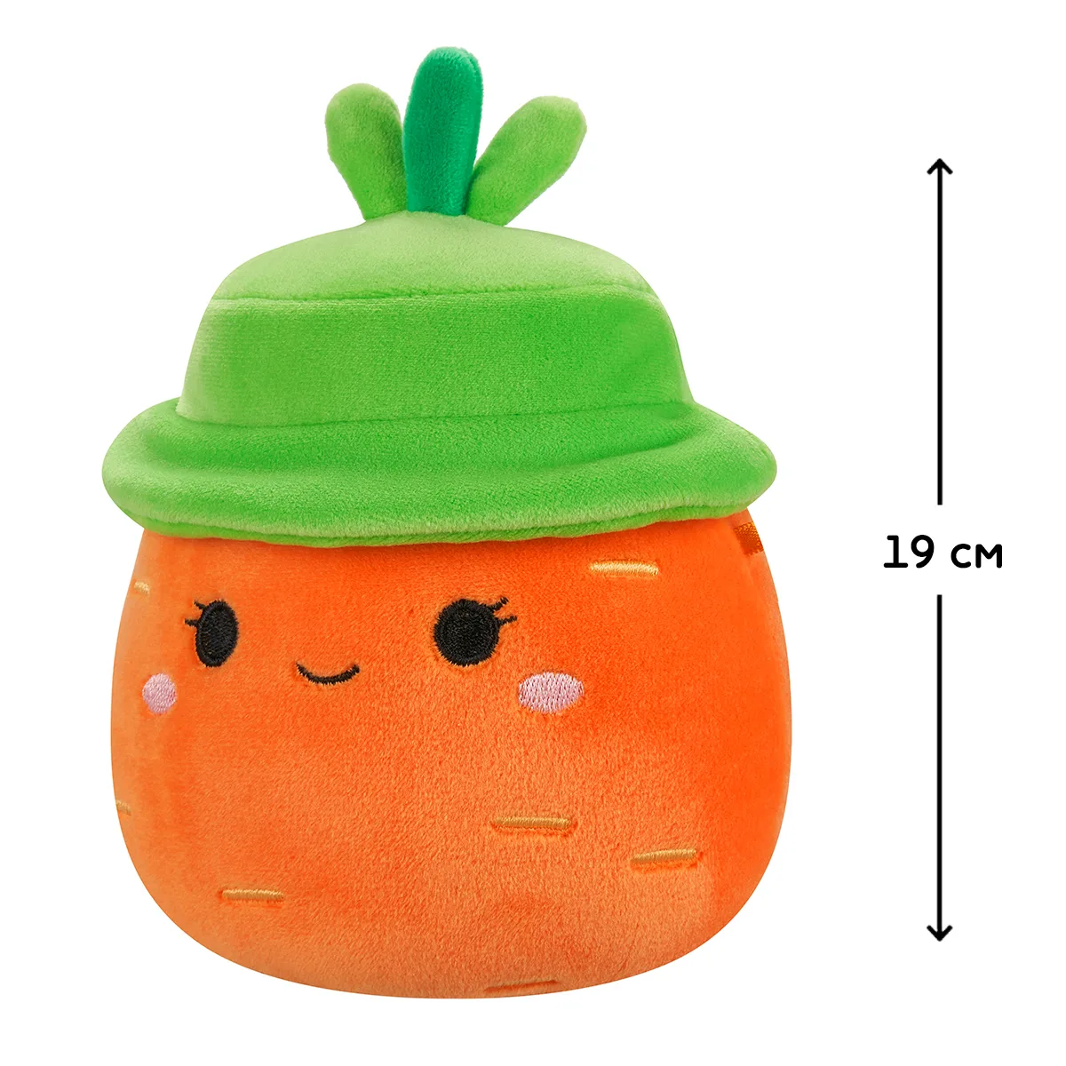 М'яка іграшка Squishmallows поліестер 19 см Помаранчева