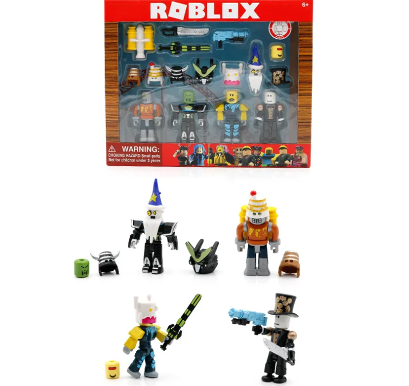 Набор игровых фигурок Roblox 4 шт 25,5х20,8х6 см пластик разные цвета