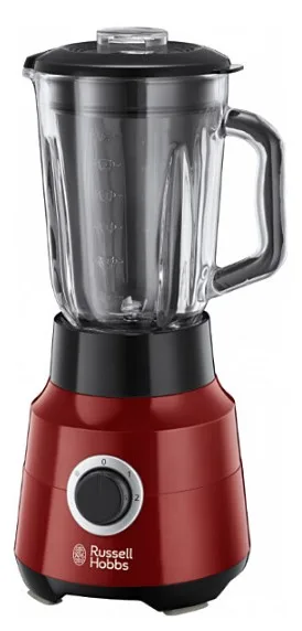 Стаціонарний блендер Russell Hobbs 650 Вт скляний 1,5 л червоний