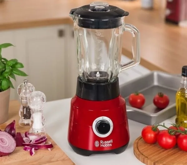Стаціонарний блендер Russell Hobbs 650 Вт скляний 1,5 л червоний