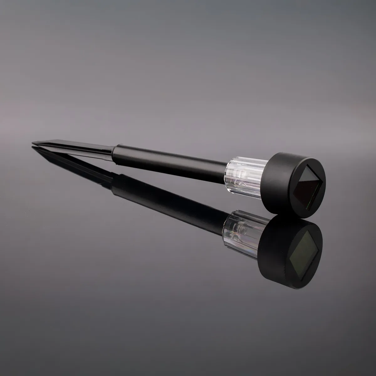 Сонячний садовий світильник LumiLED 10шт чорний полікарбонат 31 см