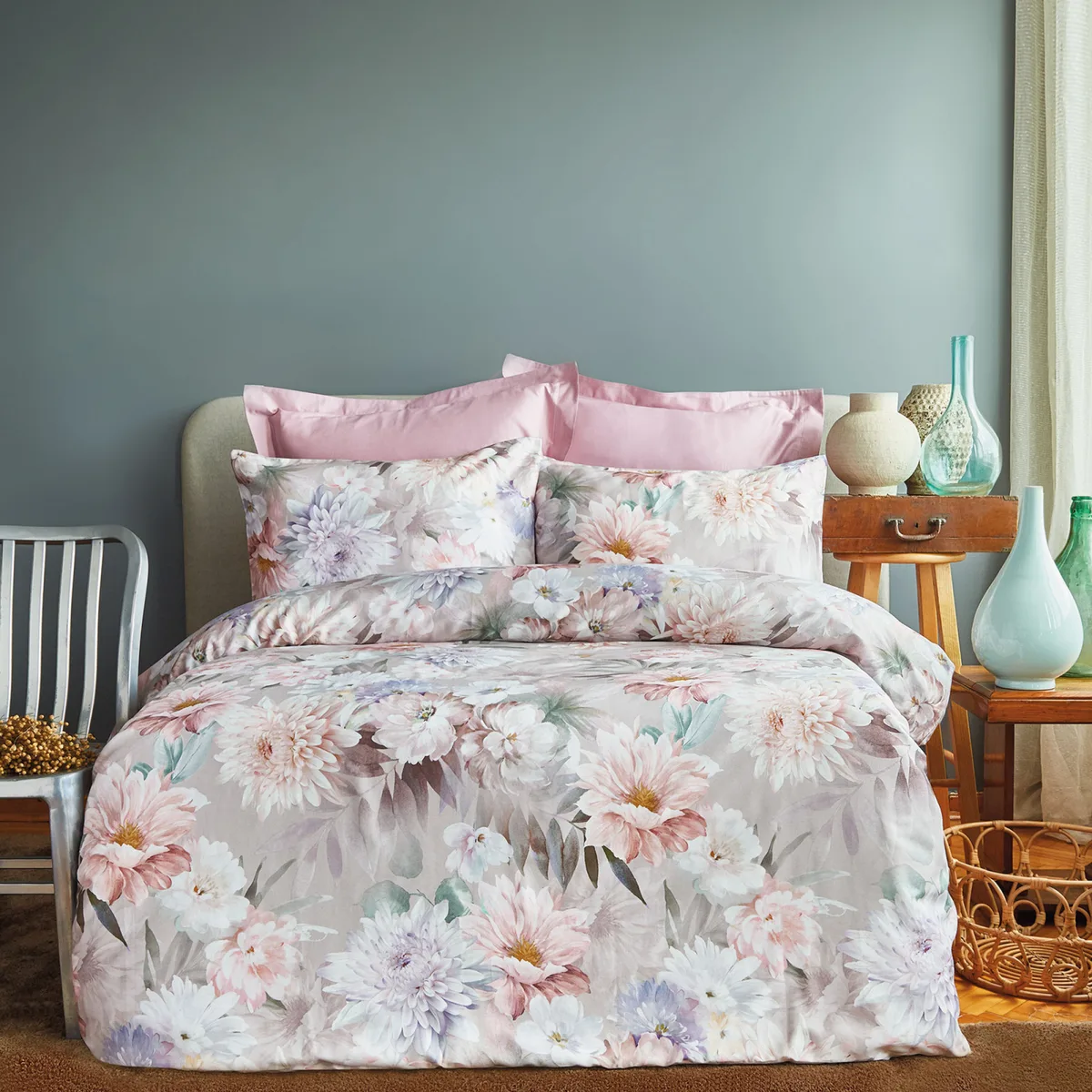 Сімейний комплект постільної білизни Issimo Сатин 220х230 Принт