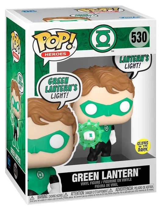 Фигурка Funko POP Heroes: DC - Зеленый Фонарь (Осторожно) (GW)