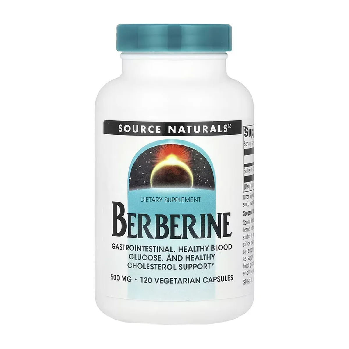 Берберин 500 мг капсули веганські 120 шт Source Naturals