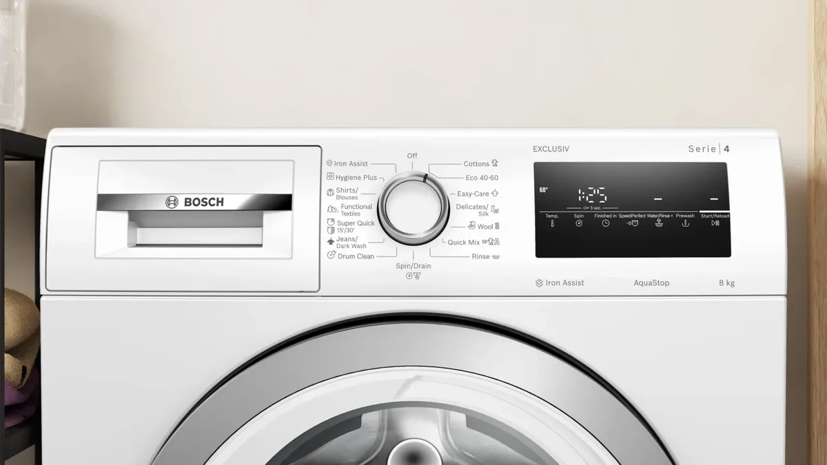Пральна машина Bosch фронтальна 8 кг A 1200 об/хв біла