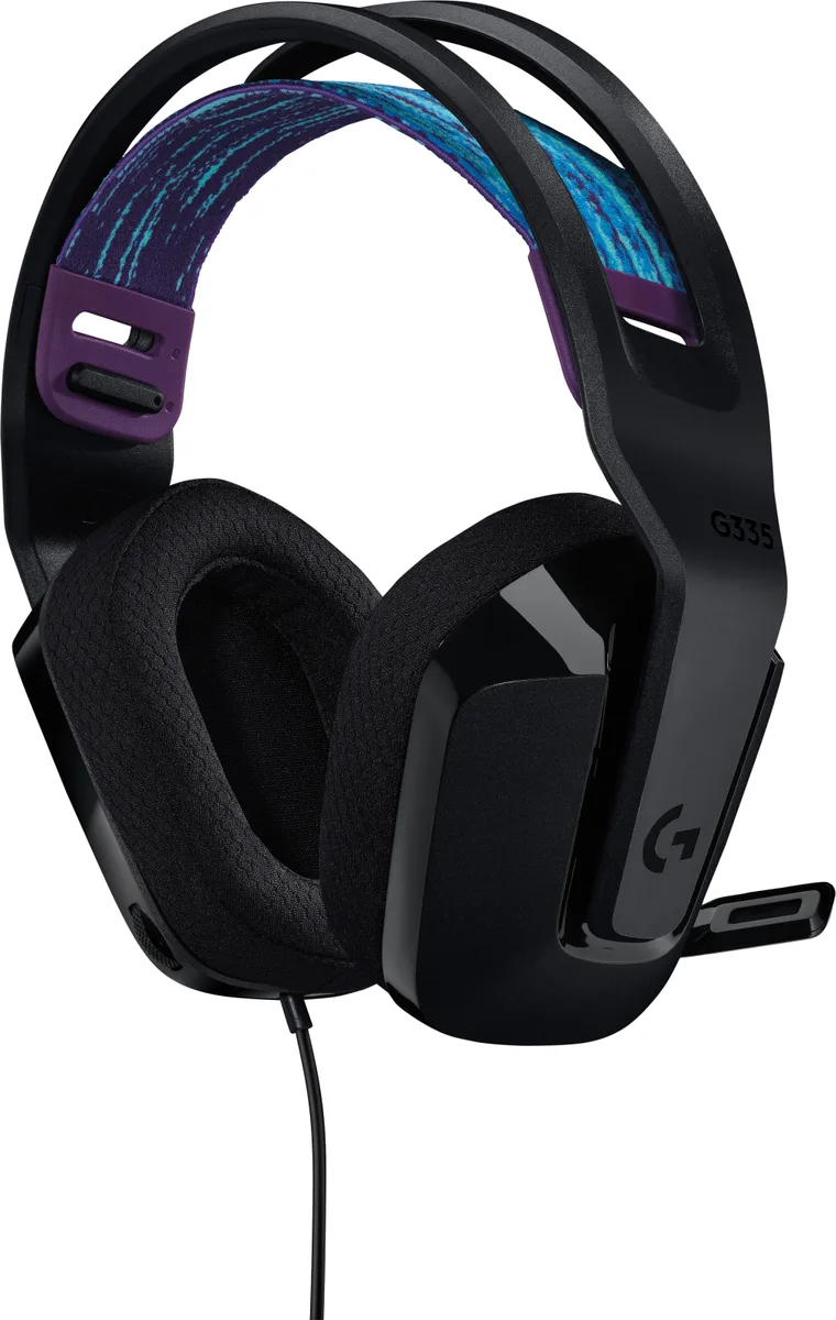 Гарнітура Logitech Дротова Пластикова Чорна 40 мм