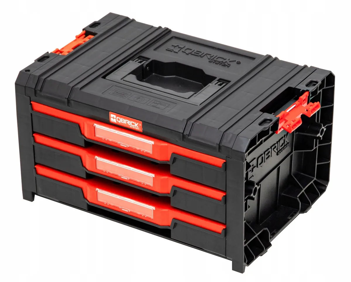 Ящик для інструментів Qbrick пластик 460х320х260 мм чорний