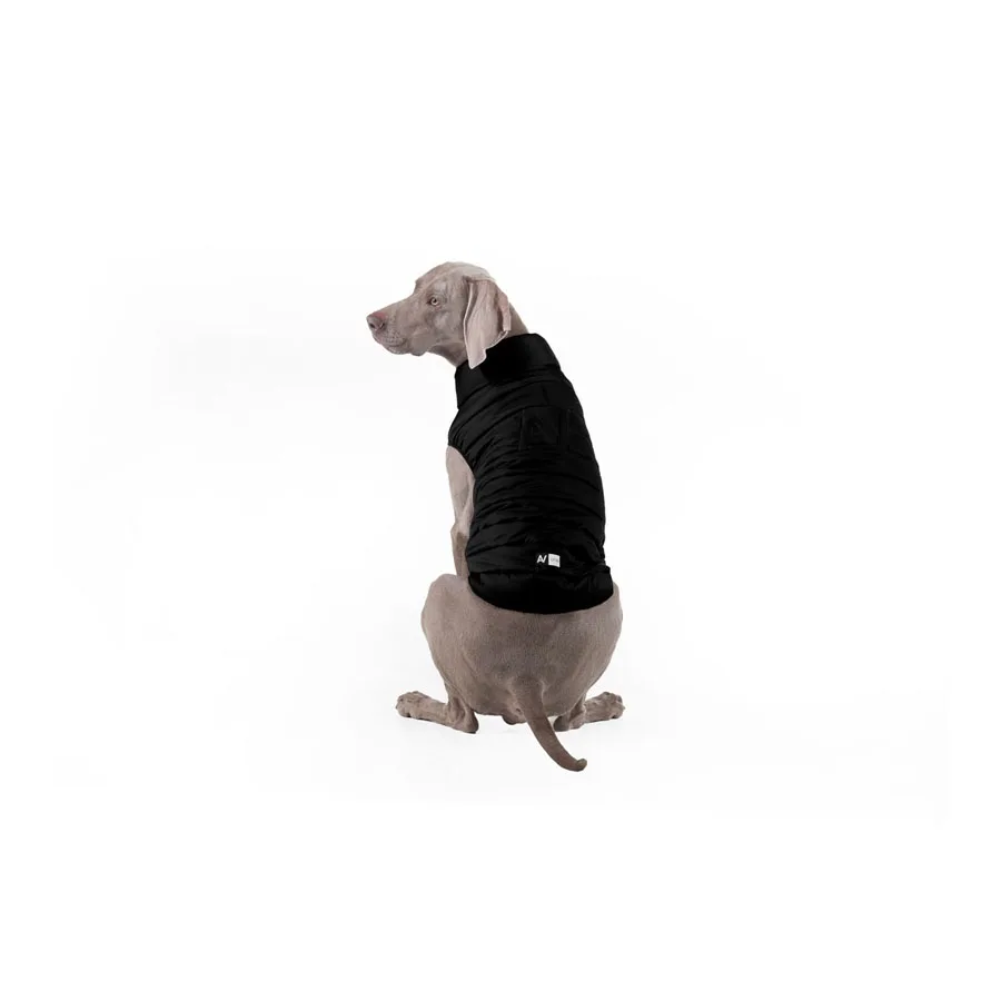 Курточка для собак L65 60-65 см Нейлон чорна AiryVest ONE