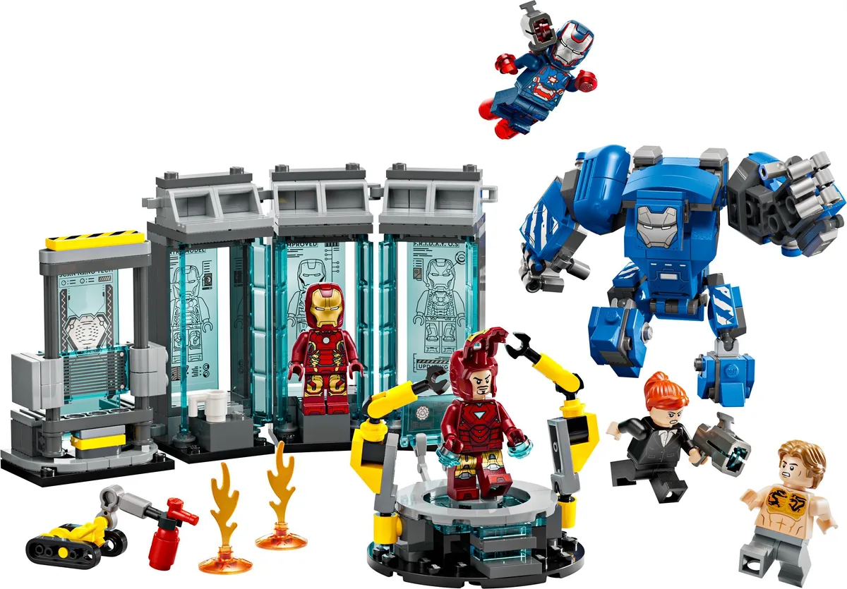 Конструктор LEGO Super Heroes 3 мініфігурки 3 броньові капсули різнокольоровий